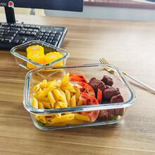 20 recipientes de vidrio para preparar comidas con ventilación de vapor, recipientes para almacenar alimentos con tapas herméticas, para el control de porciones del almuerzo en el hogar, la cocina y la oficina (10 recipientes + 10 tapas), aptos para congelador y refrigerador. - verde menta - Ver 9