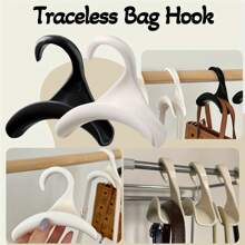 6/3/1pc Handbag Hooks, Closet Organizer Hangers, Storage Rack For Handbags, Backpacks, Hats And Scarves