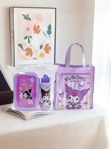 Sanrio 1pc / Sanrio Cartoon Bento Box Set With Matching Water Bottle - Cute, Leakproof Lunch Container For School, Work, And Travel ,Kitchen,Christmas Gift Mug Suitable For Camping And Back-To-School Travel Back To School Gift For Girls Boy