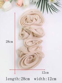 Áo nịt ngực xếp ly 3D nhiều màu mới, cuộn tay, phụ kiện quần áo tự làm, thích hợp cho váy cưới, váy khiêu vũ và các đồ trang trí khác - nhiều màu - Xem 17