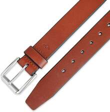 Cinturón Piel Hombre 1 1/2 pulgadas - Beige Bronceado - Ver 8