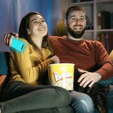 2 Pack Remote Case Battery Cover For  Roku Smart TV Steaming Stick Remote Silicone Protective Controller Universal Sleeve Skin Glow In The Dark Blue And Green - GreenandSky - View 5