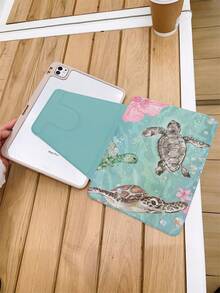 360 度旋转保护壳带笔架，适用于 iPad 第 10 代、iPad Air 4/5/6 10.9/11 英寸平板电脑，防刮，可调节支架 - 粉色 - 查看 4