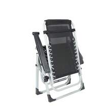 178*66*95cm Camping Chair, Portable Deck Chair, Foldable And Adjustable Armchair, Reclining Outdoor Sun Loungers, Relaxing Chairs For Patios, Terraces, Gardens, Camping - 黑色 - 查看 10