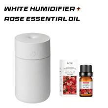 1 pieza Humidificador de aire mini inalámbrico de 230ml de colores con micrófono frío - Super silencioso y portátil para dormitorio, coche, oficina - Batería de 1200mAh incluida, regalo de cumpleaños