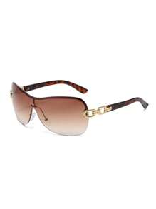 Neue Vintage Y2g große Rahmen umwickelte Futurismus Dekoration Mode Brillen für Frauen Männer Festival Party personalisierte Punk Hip Hop Street Style Modebrillen Frauen Preppy Stil für den Schulanfang Wickelform