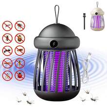 USB Power Supply Electric Fly Trap, Mosquito Killer Lamp, Portable Zapper, Insect Killer, Repellent, Outdoor Mute, Anti Mosquito - View 1