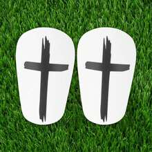 [专业护腿板] 轻量专业足球训练护腿板，1 对 | 减震缓冲防护装备 - 蓝色 PET 材质，手洗/干洗