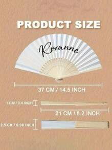 1pc Custom Text Folding Hand Fans,Personalized Hand Fans For Women Foldable,Customized Folding Fan,Customizable Decorative Hand Fans,Wooden Hand Fan,Birthday Gifts,Wedding Gifts,Anniversary,Bridesmaid Return Gifts,Photo Props,Decorate,Bedroom,Living Room,Friends,Family,Men,Women