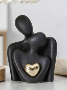 Creative Modern Abstract Nordic Style Heart-Shaped Decorative Ornament, Suitable For Decorating Desks, Bedside Tables, Living Rooms, Wine Cabinets, Also Makes A Great Gift For Partners, Girlfriends On Holidays And Anniversaries