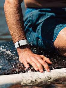 4.0 HydroKnit 腕带，速干吸汗，吸湿量减少 30%，兼容 4.0 版本 - 白色 - 查看 6