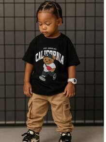 CONJUNTO INFANTIL MASCULINO MENINO INFANTIL CALÇA CONFORTAVEL