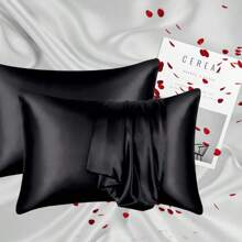 4 Pieces Of 100% Mulberry Silk Pillowcases, Silk Pillowcases, Suitable For Hair And Skin, Silk And Soft Bed Pillowcases, With Invisible Zipper, For Ladies And Men