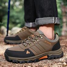 Men's New Low-Top Boots, Outdoor Hiking Comfortable Hunting Walking Shoes, Daily Work Sports Casual Shoes