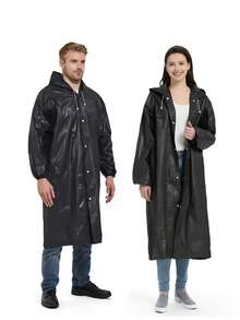 2 Stücke/Set Regenmantel + Wasserdichte Schuhüberzüge, dickerer Ganzkörper-Regenmantel für Erwachsene, unisex leicht tragbare Regenjacke, gerade geschnittene wasserdichte Schuhüberzüge, Schutz vor Staub und Regen