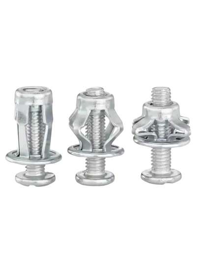 GRAMPOS REBITES DE EXPANSAO METAL KIT 10 UNIDADES M6X25MM