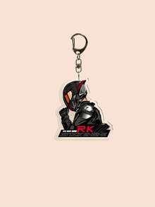 1 Piece Of Keychain For Male And Female Motorcycle Enthusiasts, Realistic And Cool Bag Charm Design, For Motorcyclists' Club, Extreme Sports , Car,Phone, Keychain, Gift For Friend Or Boyfriend Car Accessories Cute Goth Y2k - Multicolor - View 8
