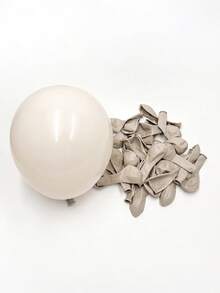 127 Stücke, Kokos Beige Weiß und Gold Ballons Neutrale Latex Ballon Girlande Bogen für Party Dekoration Geburtstag Geschlechtsoffenbarung Hochzeit Verlobung Jubiläum Baby-Dusche Party Zubehör - Farben mischen - Übersicht 8