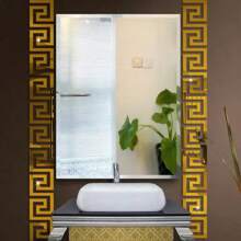 20 Peças Espelhos Adesivos de Parede Estilo Glam em Acrílico, 1.97/3.94 Polegadas, Padrão Geométrico, Acabamento Brilhante, Reutilizável, Formato Retangular para Sala de Estar, Sala de Jantar, Quarto, Banheiro, Escritório, Academia, Exposição, Superfície Cerâmica Recomendada, Instalação em Várias Superfícies