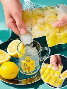 50个一次性冰格袋，24格密封冰袋，家用，夏季百香果冰格模具，带1个漏斗 - 彩色 - 查看 7