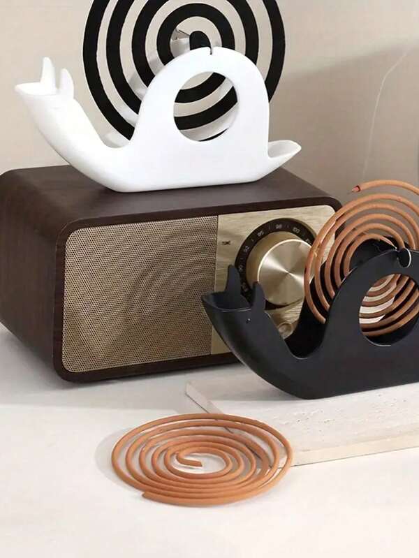 Fashionable Snail Mosquito Coil Tray | Mosquito Coil Tray And Ashtray In One, Portable Home Decoration | Cute Snail Design, Suitable For Bedroom, Living Room, Office, Bathroom, Etc.