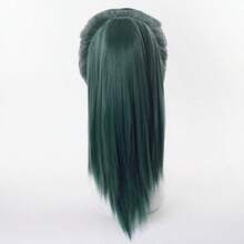 LAnime JJK Cosplay Wig Maki Zenin Straight Green Ponytail Cosplay Wig Hallween Christmas Party Wigs For Women5001 - 綠色 - 查看 6