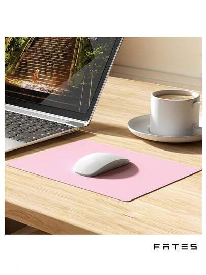 1pc Office Supplies, Small PU Mouse Pad Non-Slip Gaming Desktop Faux Leather Mouse Pad Waterproof Anti-Scratch Pad, Suitable For PC Laptop Desktop, For School Supplies, Back To School Gaming Mouse Pad Desk Accessories Office Desk Accessories Mousepad Mouse Pad For Desk