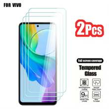 2pcs Screen Protector For Vivo Y12a/Y15a/Y20A/Y71t, Ultra-Thin, High-Definition, Easy To Apply, Eye-Care, Anti-Blue Light, Tempered Glass, Global Version