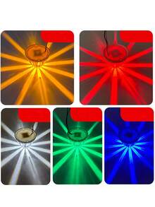 2 件西瓜皮卡 LED 灯，卡车侧灯，指示灯，侧灯，LED 灯，卡车零件，船舶信号灯，12-24V 宽度指示灯，适用于皮卡、拖车、卡车、巴士、露营车、房车