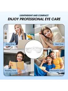 Under-Eye Red Light Therapy Device 3D Contour Eye Massager For Dark Circles, Eye Bags & Wrinkles, Rechargeable Under Eye Treatment Device For Puffiness And Fine Lines