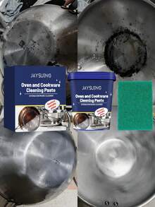 JAYSUING JAYSUING; 100G;Oven And CookwareCleaning Paste; Kitchen Specific; Stainless Steel Cleaning Paste; The Effect Is Quick; Clean The Black Dirt And Stains On The Bottom Of The Pot; Rust Polishing And Descaling Paste