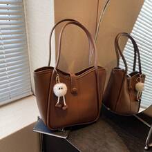 Women Tote Bags - 棕色 - 查看 13