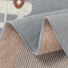 1pc Knitted Baby Car Pattern Comfortable Blanket, All Season - Grey - View 4
