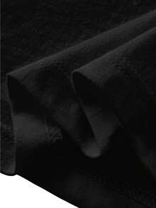 1pc She  My Heart And I'm Keeping It Print Couples Matching T-Shirts - Cotton, Casual Round Neck Tees For Newlyweds & Lovers - Perfect For Christmas & Valentine'S Day Gifts 180g Tee - 男款 - 黑色 - 查看 5