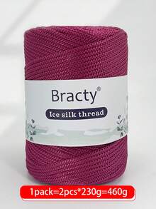 2 Pcs High-Quality Chunky Hollow Yarn - Soft, Durable And Breathable, Suitable For DIY Crochet, Knitting And Sewing Projects - Multifunction Craft Yarn In Various Colors, Total Weight 16.23oz (460g) - Multicolor - View 20