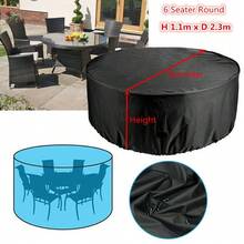 Heavy Duty Outdoor Waterproof Garden Patio Furniture Cover For Rattan Table Cube Outdoor - Black - View 9