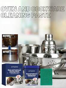 JAYSUING JAYSUING; 100G;Oven And CookwareCleaning Paste; Kitchen Specific; Stainless Steel Cleaning Paste; The Effect Is Quick; Clean The Black Dirt And Stains On The Bottom Of The Pot; Rust Polishing And Descaling Paste