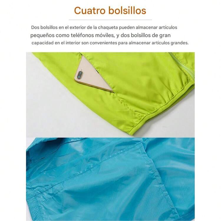 Chaquetas senderismo negro L impermeables cortavientos acampar escalada lluvia ropa Unisex deporte Abrigo Outdoor Transpirable Deportivo Viaje Montaña Camping Ropa Resistente Al Agua Hombre Mujer - Negro - Añade 5