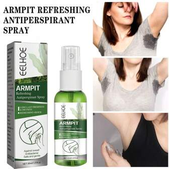 30ml Deodorizing Anti-Perspirant Spray For Underarms, Removes Odor, Freshens, Long-Lasting Fragrance, Gentle & Non-Irritating