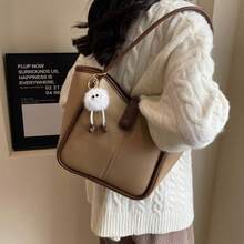 Women Tote Bags - 棕色 - 查看 5