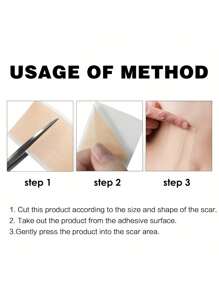 Invisible Silicone Scar Covering Tape, Reusable Silicone Scar Covering Tape - For C-Section, Acne, Burns, Surgery And Stretch Marks - Smooth, Moisturizing Light Beige Solution, Improvement Patch | Flexible Application | Multifunctional Skin Care For Surgery, Burns, Postpartum Scars, Fragrance-Free, Personal Care Must-Have, Tattoo Accessory