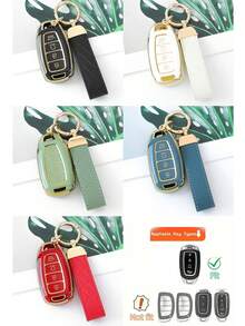 Ốp bảo vệ chìa khóa xe bằng TPU bền chắc - Phù hợp với các dòng xe Elantra GT, Kona, Palisade, Venue, Veloster - Phụ kiện chìa khóa xe thiết kế 4 nút, sang trọng và cao cấp, phù hợp cho nữ giới. - Móc khóa 21 - Xem 12