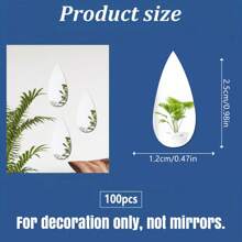 100PCS Silver Acrylic Mirror Stickers Set (Teardrop, Star, Moon, Diamond), Self-Adhesive Geometric Decor For Home Room Wall, Back To School & Halloween Craft Kits Exclusive Silver Reflective Shapes With Protective Film - DIY Scrapbooking, Gift Wrapping, Dorm Decor, Witch Hat Embellishment, Pumpkin Carving, Festival Party Supplies, Boho Wall Art, Celestial Theme Decorations, Wedding Christmas Ornaments, Bestseller Mixed Shape Pack Room Decor Wall Decor Wall Stickers Wall Sticker