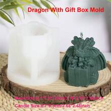 1 件破壳龙形蜡烛硅胶模具，用于制作蜡烛，DIY 冥想龙动物环氧树脂艺术工艺模具，用于家居装饰、工艺品