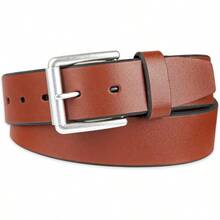 Cinturón Piel Hombre 1 1/2 pulgadas - Beige Bronceado - Ver 11