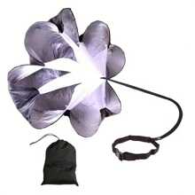 1pc Adjustable Waist Football Training Resistance Parachute, Strength & Speed Training Weighted Chute