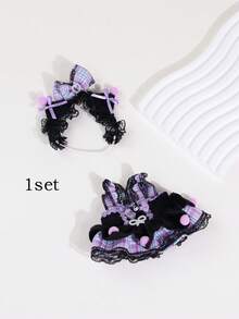 Sanrio 1 套 15-17 厘米兼容拉布布娃娃衣服配饰套装高品质多种款式花衬衫皮夹克条纹工装裤裙子裤子帽子套装鞋子偶像收藏家礼物学校汽车配件可爱哥特 Y2k