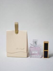 10 件优雅提手礼盒、手提袋、婚礼礼盒、包装盒、甜蜜婚礼回礼盒、“幸福时刻”设计派对包装盒，适用于婚礼、生日装饰、婚礼新娘送礼会装饰、宾客礼物、婚礼用品、礼品包装、婚礼装饰、包装盒、婚礼用品、圣诞节、万圣节、情人节、母亲节、庆典、派对、伴娘礼物 - 米色 - 查看 5