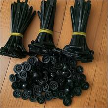 10/30/50/100pcs Buckle Heart Screws, Vehicle Splash Guard Screw Replacement, Heavy Duty New Universal Nylon Tie Wraps, Suitable For Car And Truck Lashing Fasteners