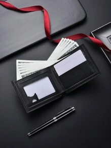 SHABILI Cartera clásica coreana para hombre, de gran capacidad, con múltiples tarjetas, esencial para hombres, cartera
